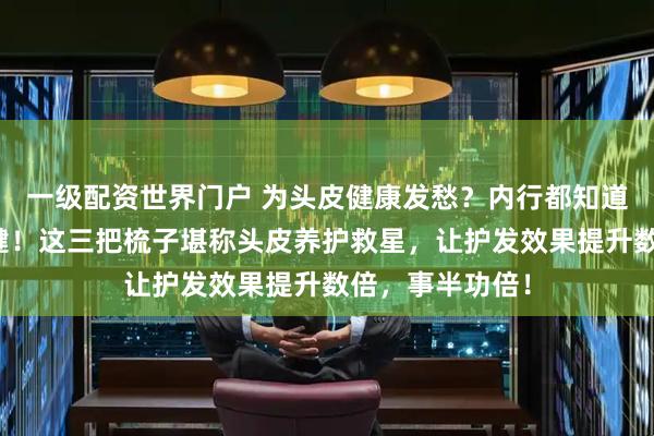 一级配资世界门户 为头皮健康发愁？内行都知道选对梳子是关键！这三把梳子堪称头皮养护救星，让护发效果提升数倍，事半功倍！